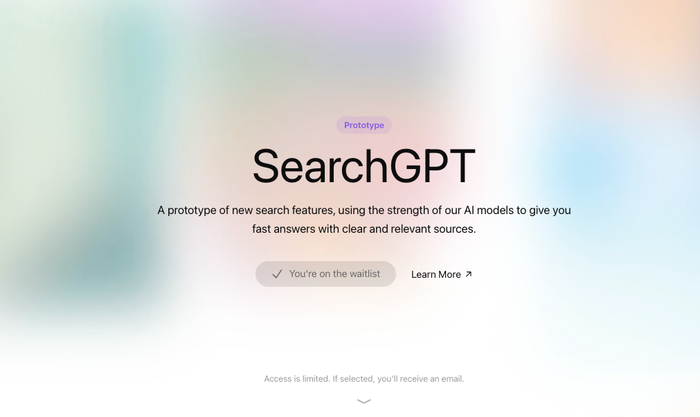 OpenAI lanza SearchGPT, su nuevo buscador dentro de ChatGPT